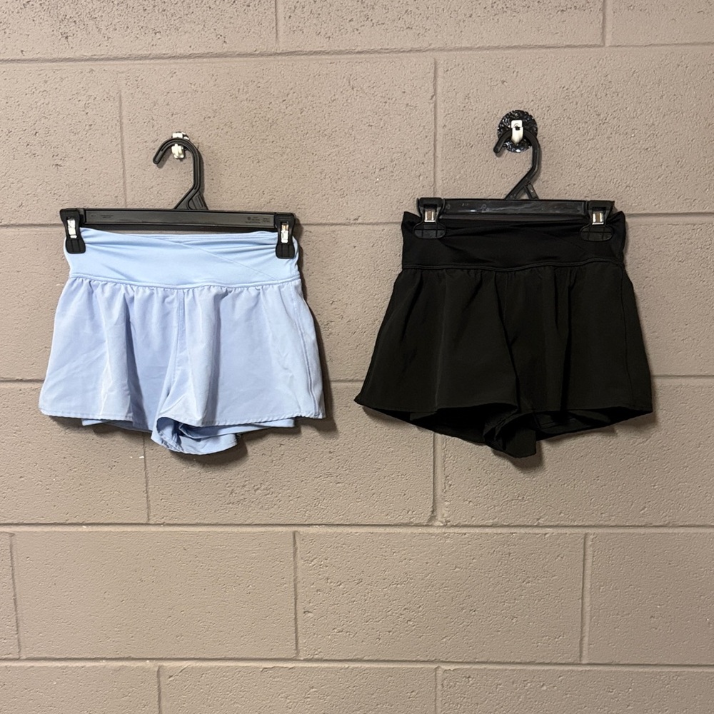 Yogalicious Black and Light Blue Women's Skorts